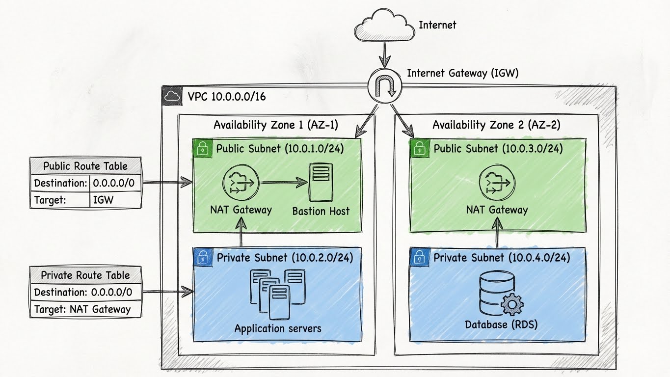 AWS VPC Architecture with Subnets