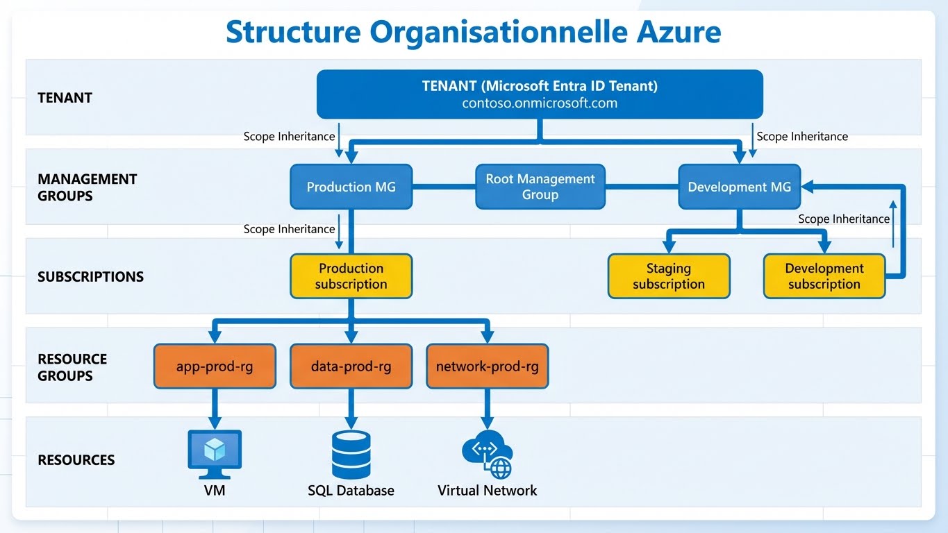 Structure Organisationnelle Azure