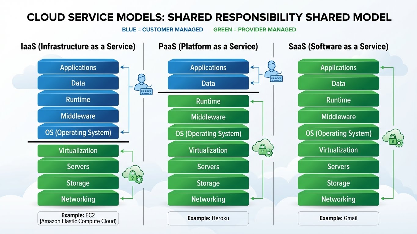 Cloud IaaS PaaS SaaS Comparison
