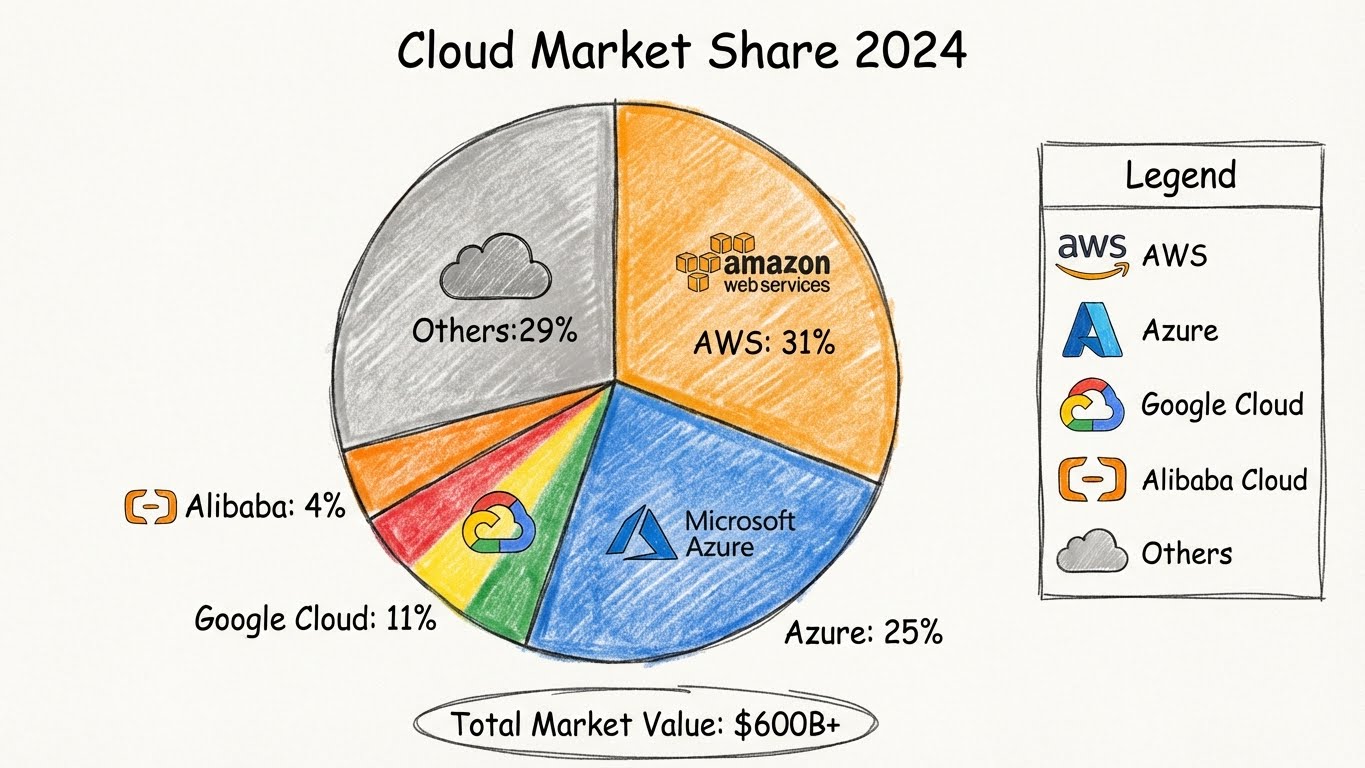 Cloud Market Share 2024