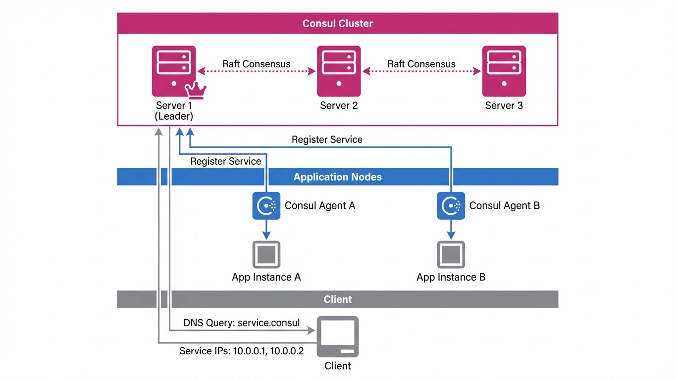 Consul Service Discovery Architecture
