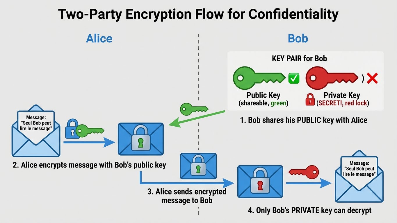 Chiffrement Asymétrique - Confidentialité