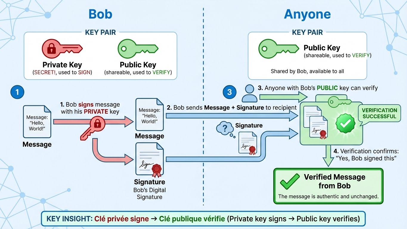 Chiffrement Asymétrique - Signatures Numériques