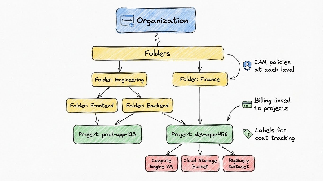 GCP Project Hierarchy