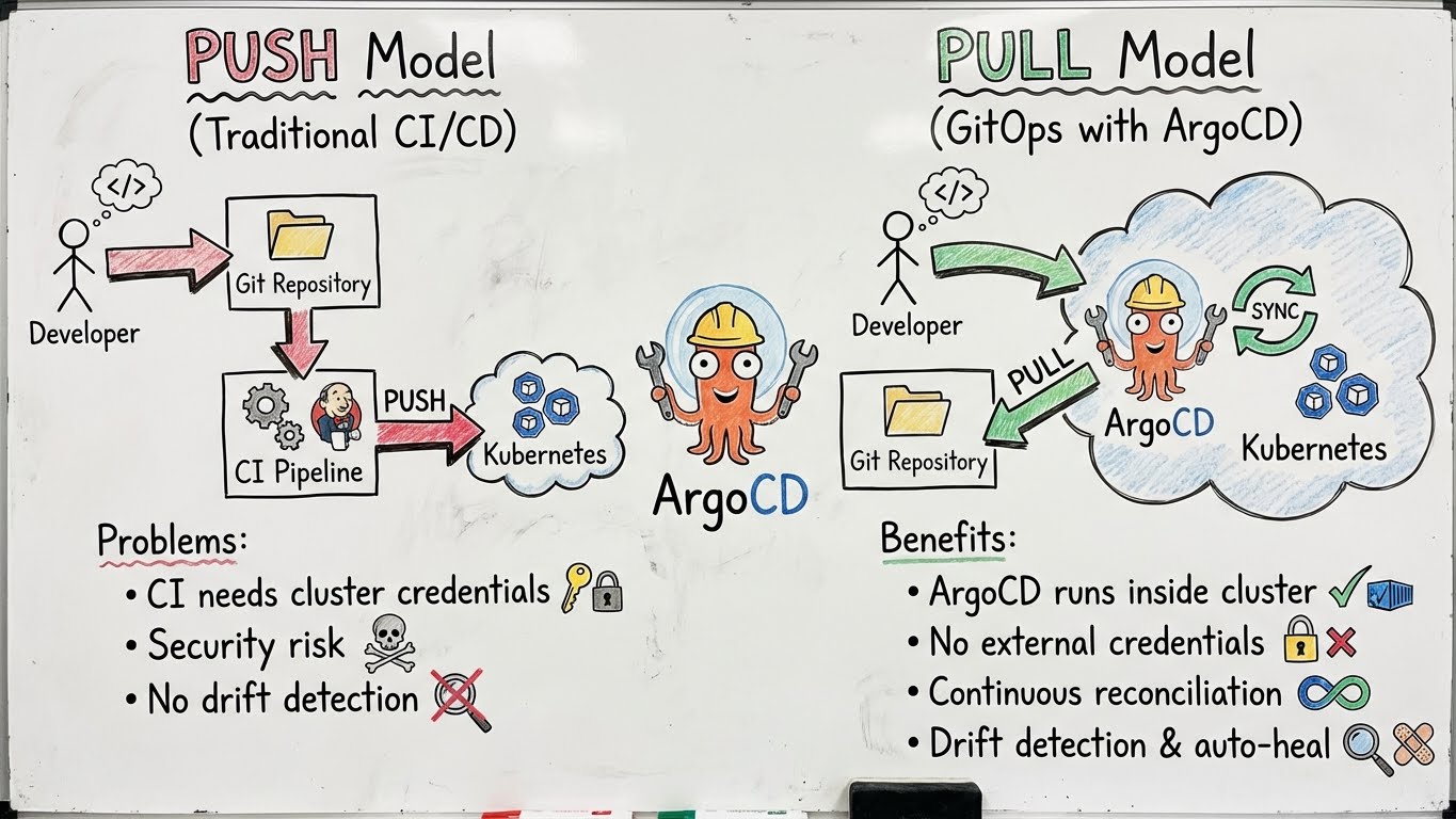 GitOps Push vs Pull Model