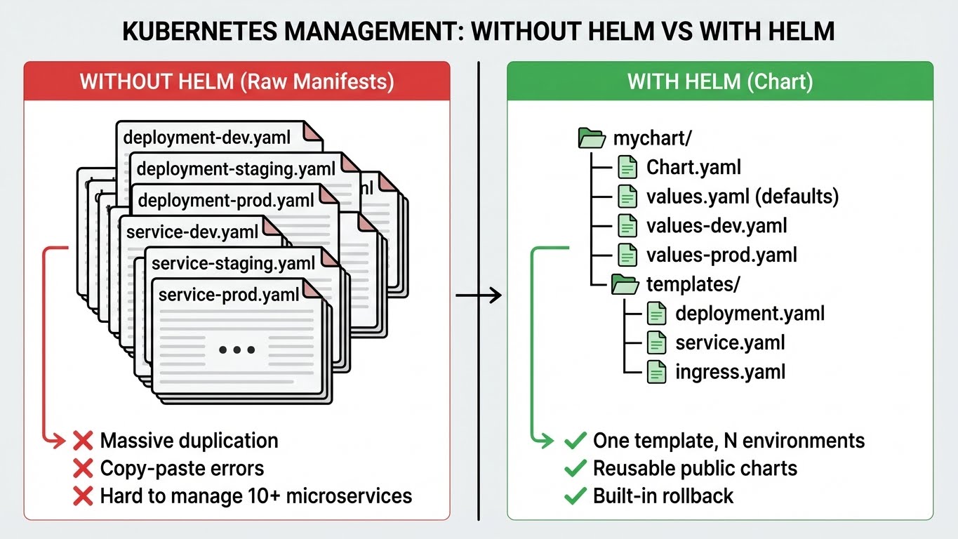 Helm vs Manifests