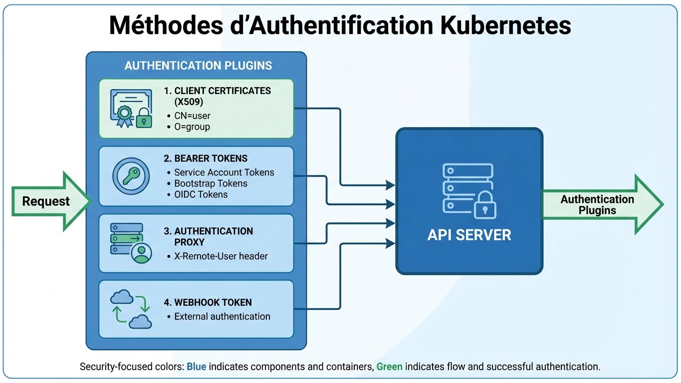 Méthodes d'Authentification Kubernetes