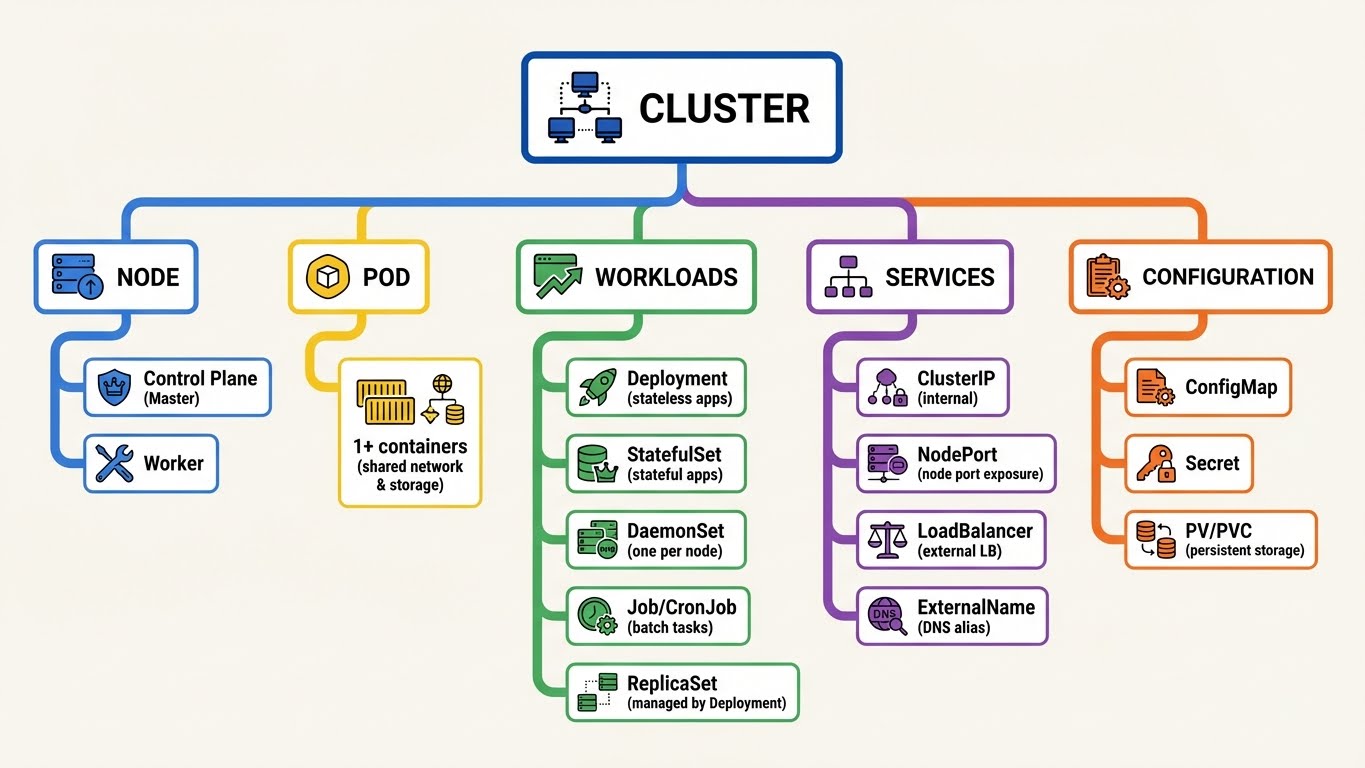 Kubernetes Objects Hierarchy