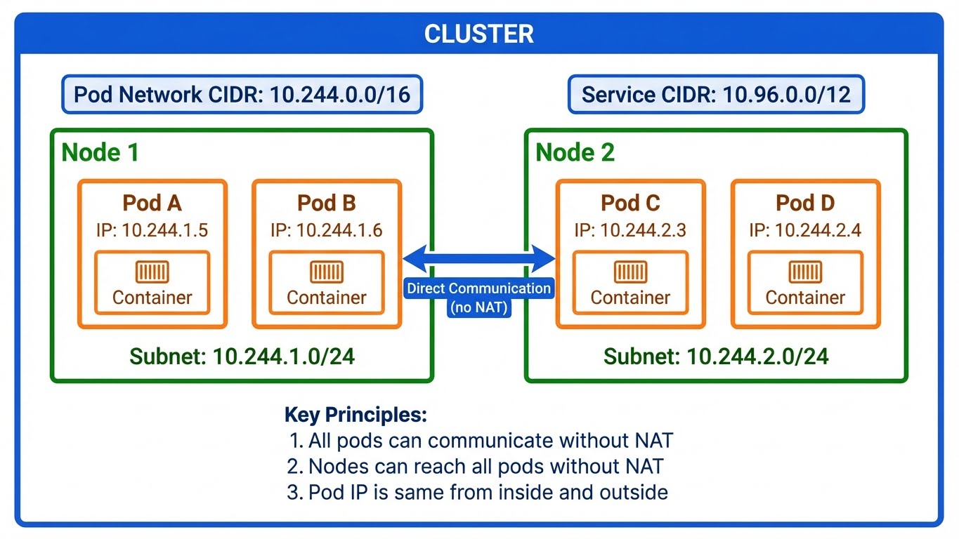 Kubernetes Pod Network Model