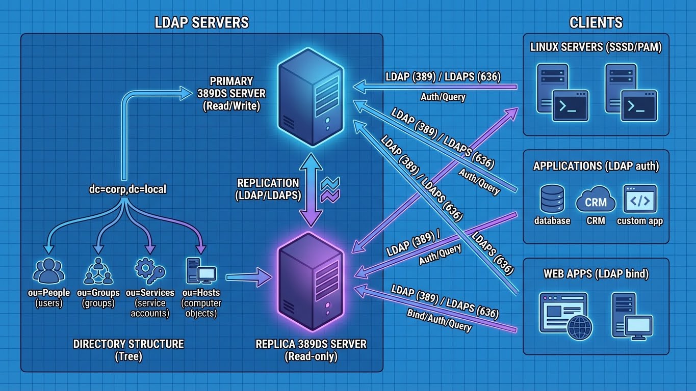 LDAP 389DS Architecture