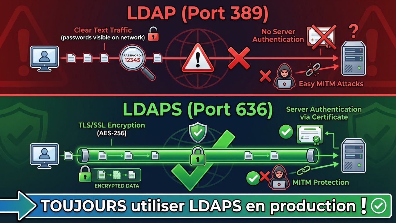 LDAP vs LDAPS Security