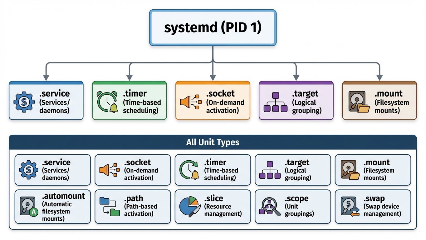 Systemd Units Hierarchy