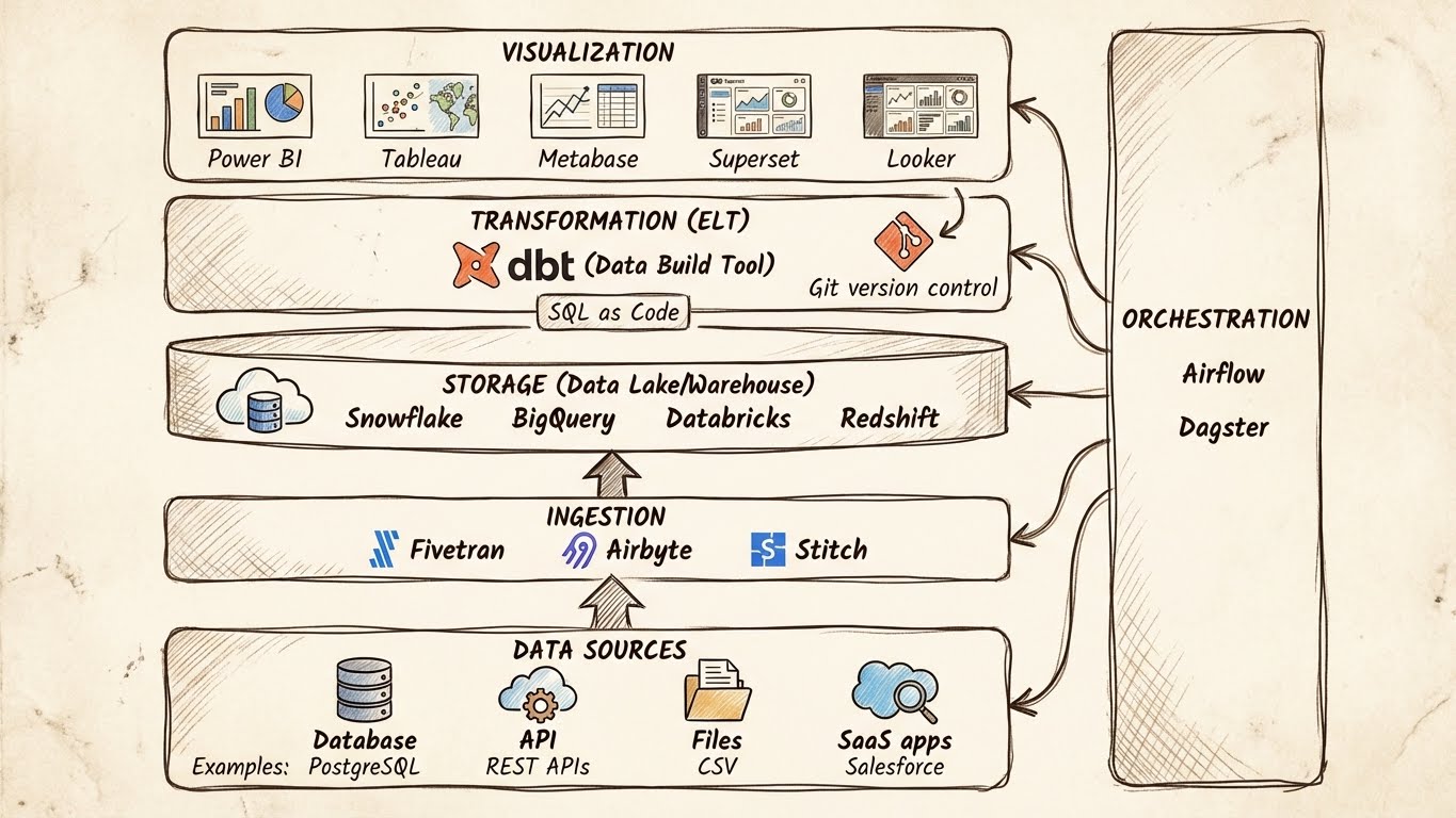 Modern Data Stack Architecture