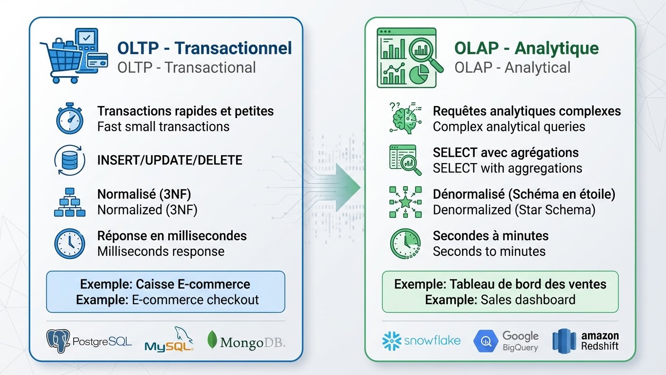 OLTP vs OLAP Comparison