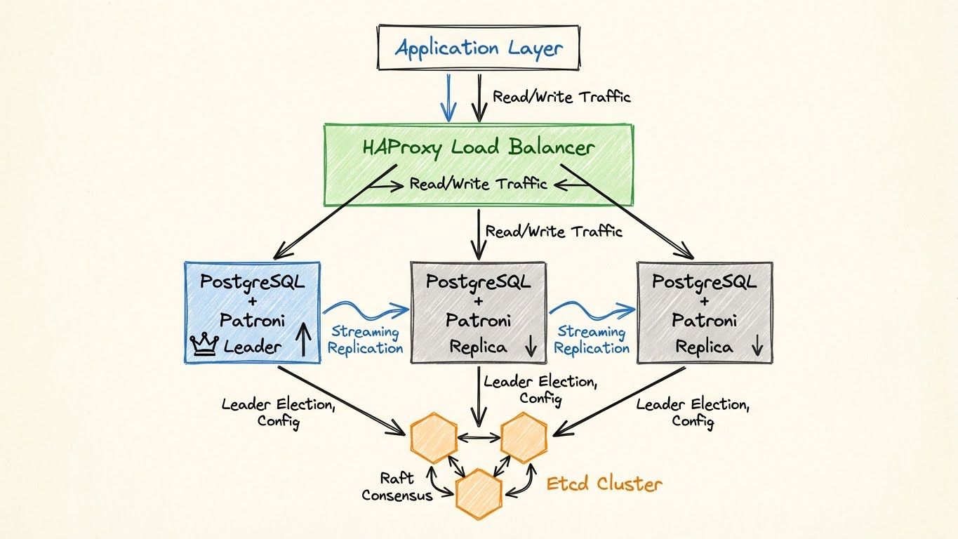 Patroni PostgreSQL HA Architecture