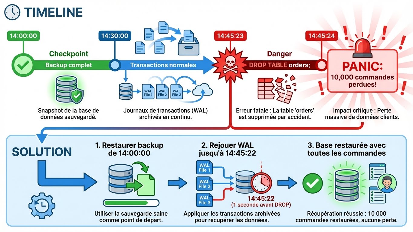 PITR - Scénario de Disaster Recovery