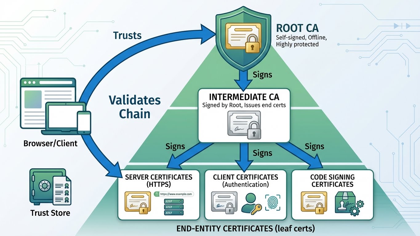 PKI Certificate Trust Chain