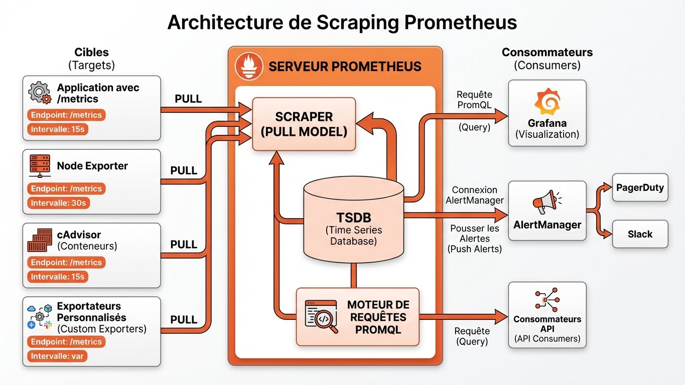 Architecture de Scraping Prometheus