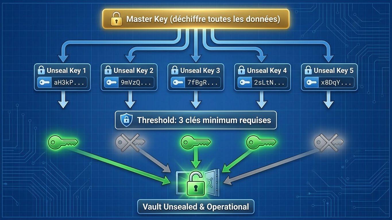 Vault Shamir Secret Sharing