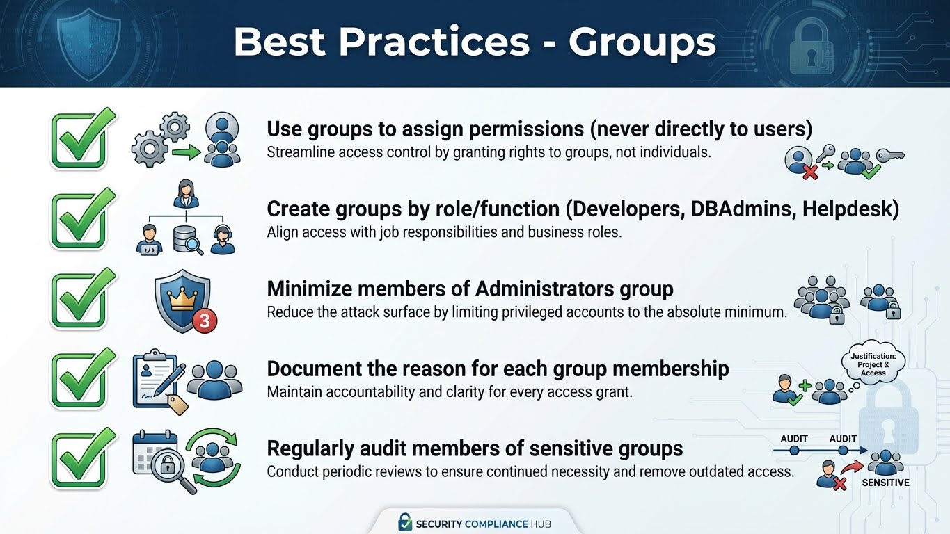 Windows Groups Best Practices