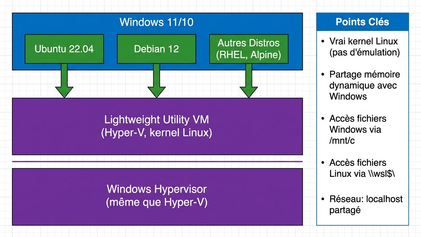 WSL2 Architecture Layers