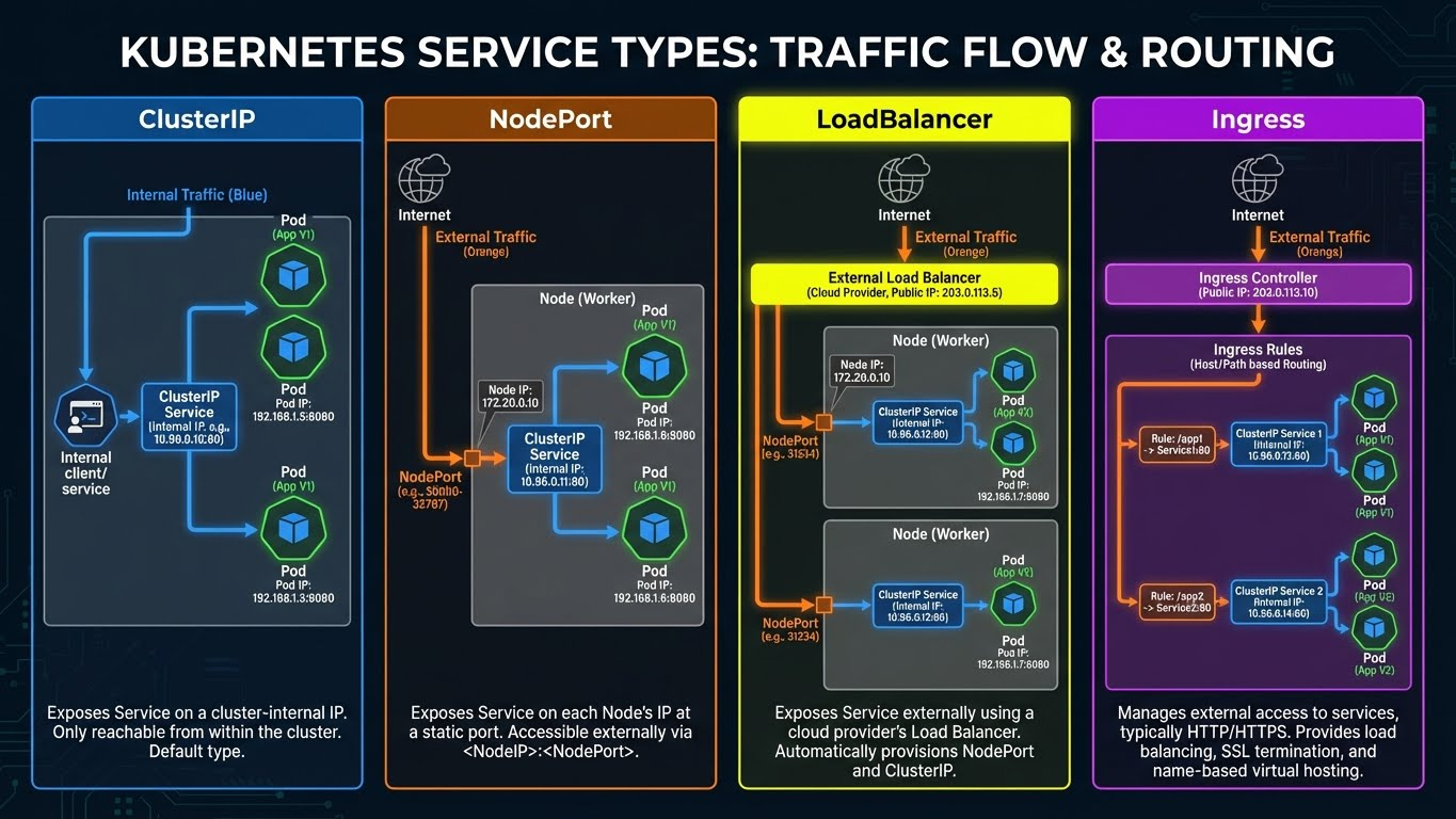 Kubernetes Service Types