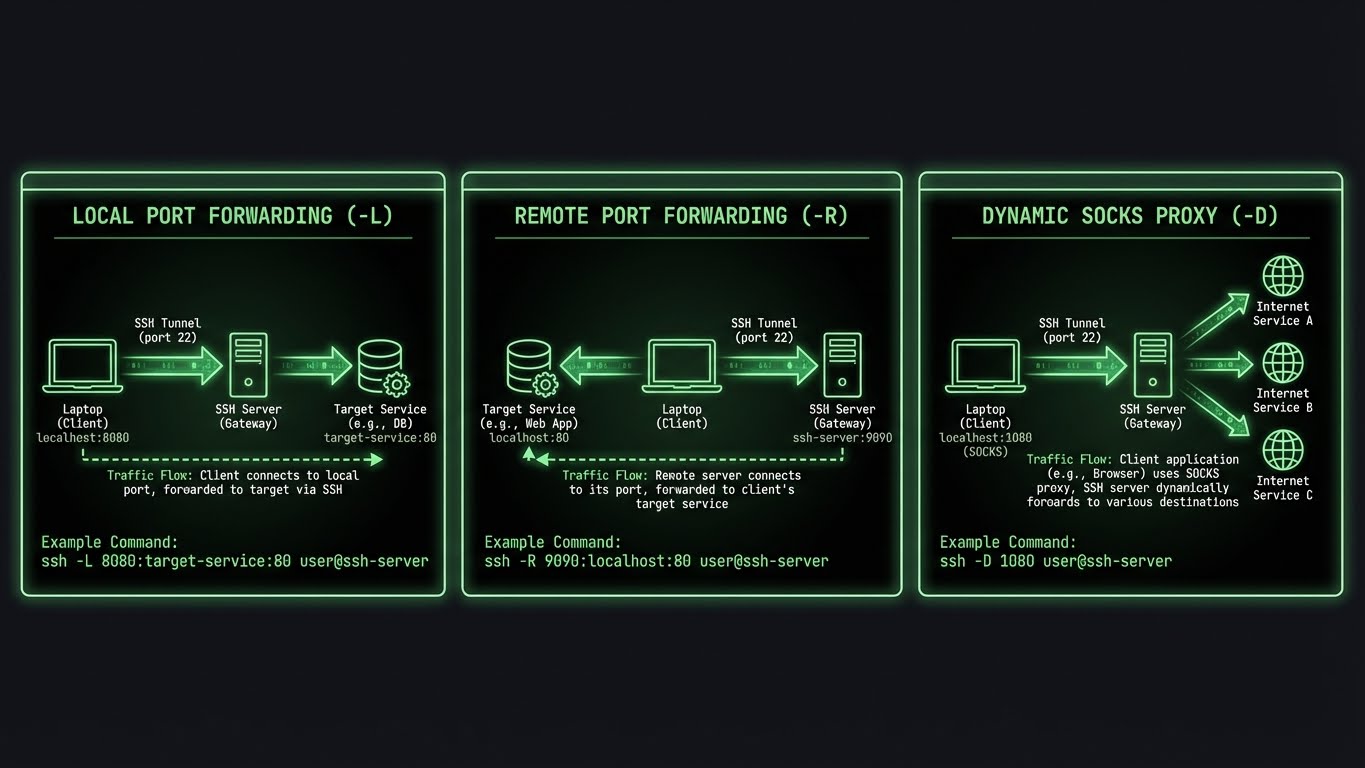 SSH Tunneling Types