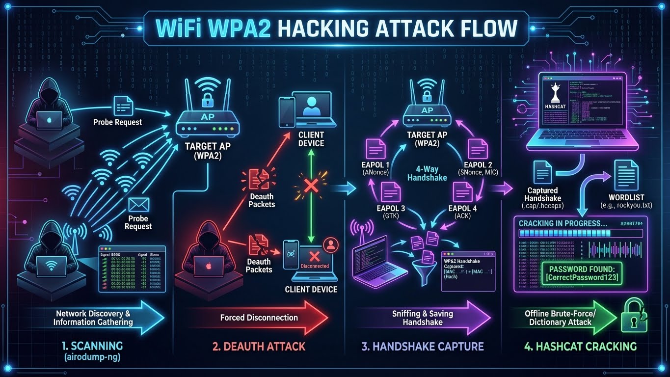 WiFi Attack Sequence