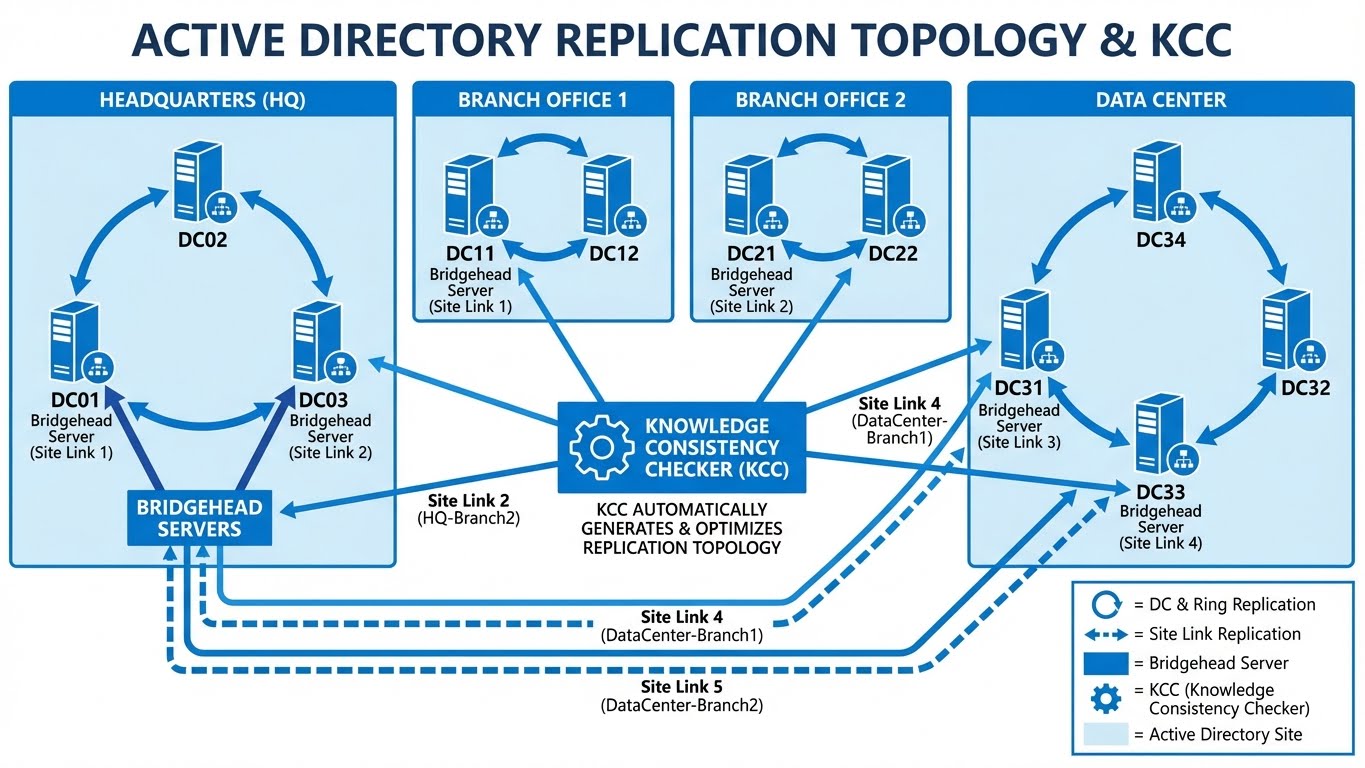 AD Replication Topology