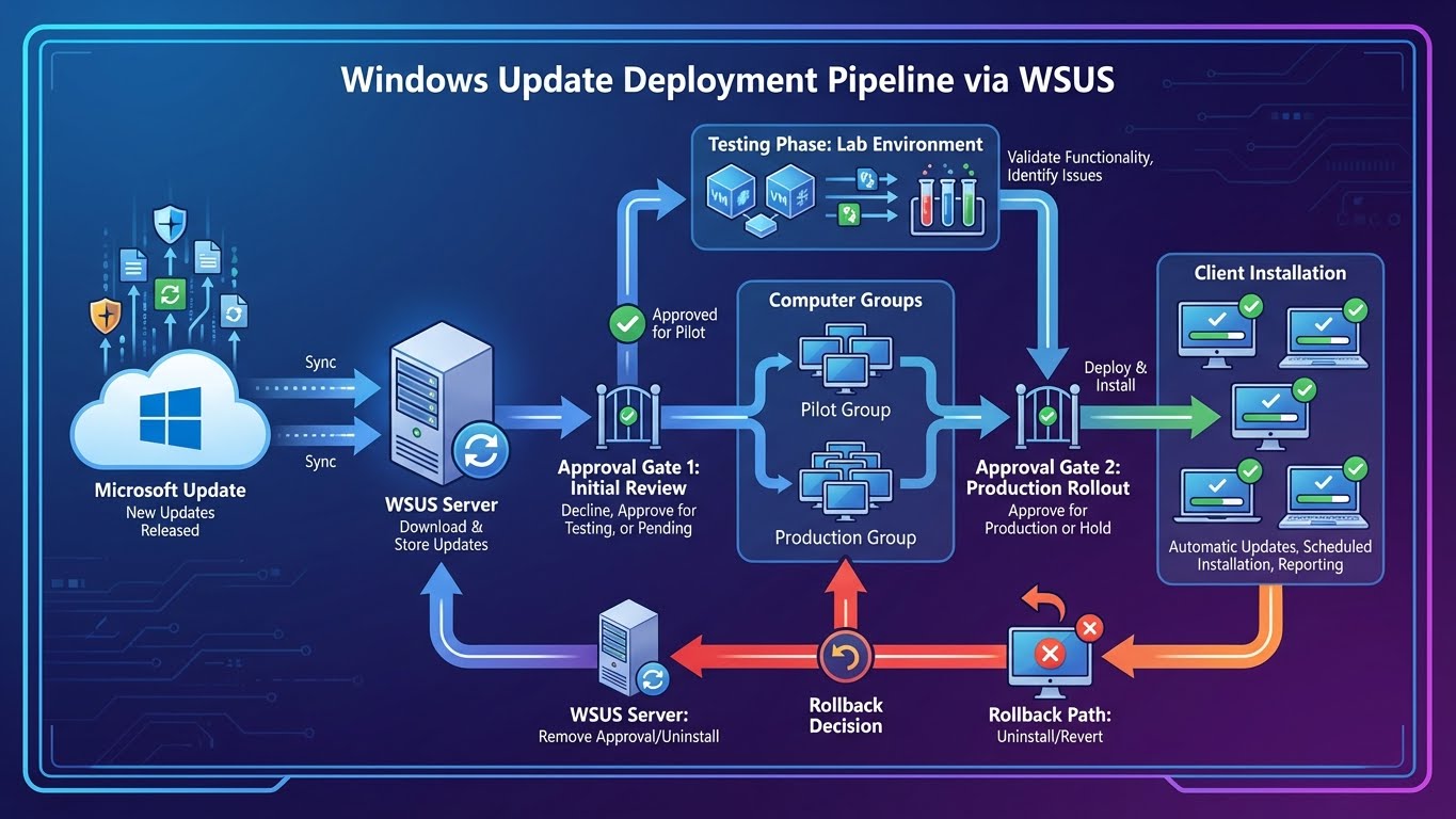 WSUS Update Flow